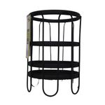 porta talheres para bancada bel fix preto viena (mp)