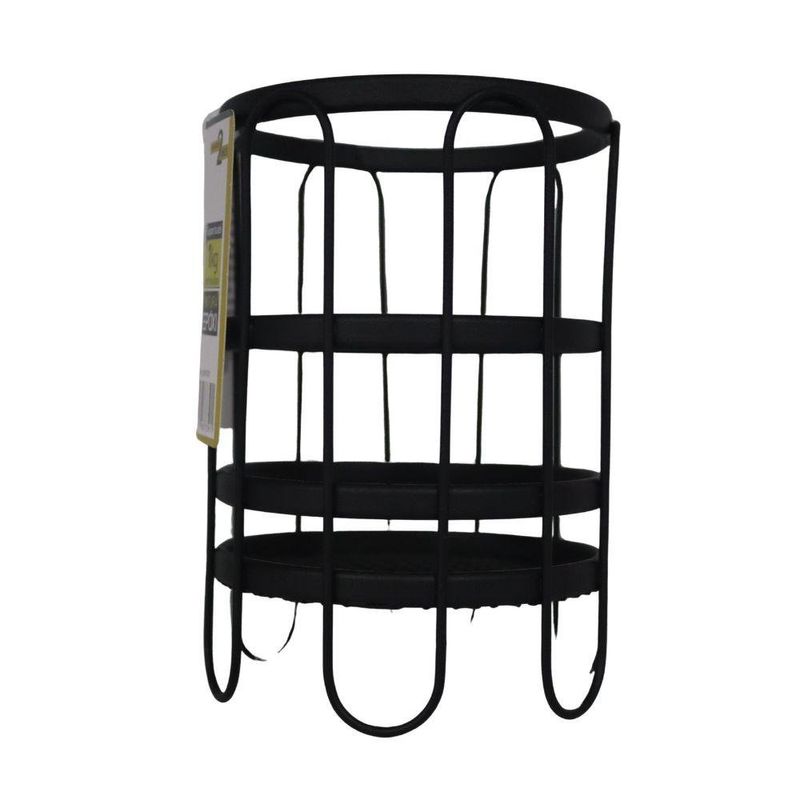 porta talheres para bancada bel fix preto viena (mp)