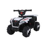 quadriciclo elétrico infantil zippy toys 6v branco ce23442 (mp)