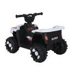 quadriciclo elétrico infantil zippy toys 6v branco ce23442 (mp)