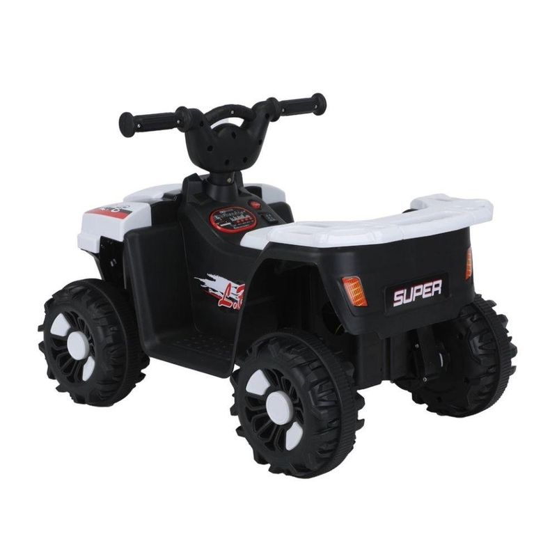 quadriciclo elétrico infantil zippy toys 6v branco ce23442 (mp)