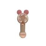 mini ventilador de mesa alfacell potência 4,5w rosa al12024 (mp)