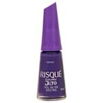 esmalte risqué roxo fica, vai ter arco íris 8ml