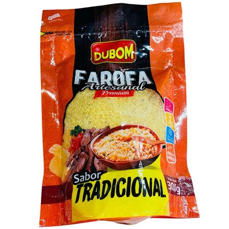 farofa gourmet tradicional dubom 300g
