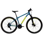 bicicleta caloi aspen freio disco hidráulico aro 24 azul