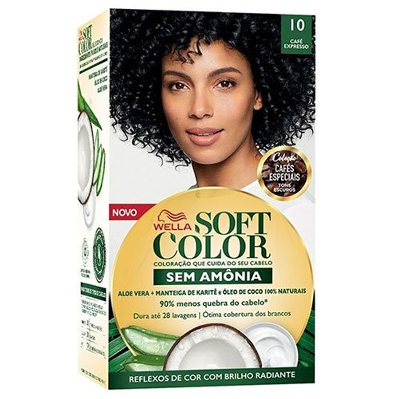 tinta para cabelo soft color creme 10 café expresso