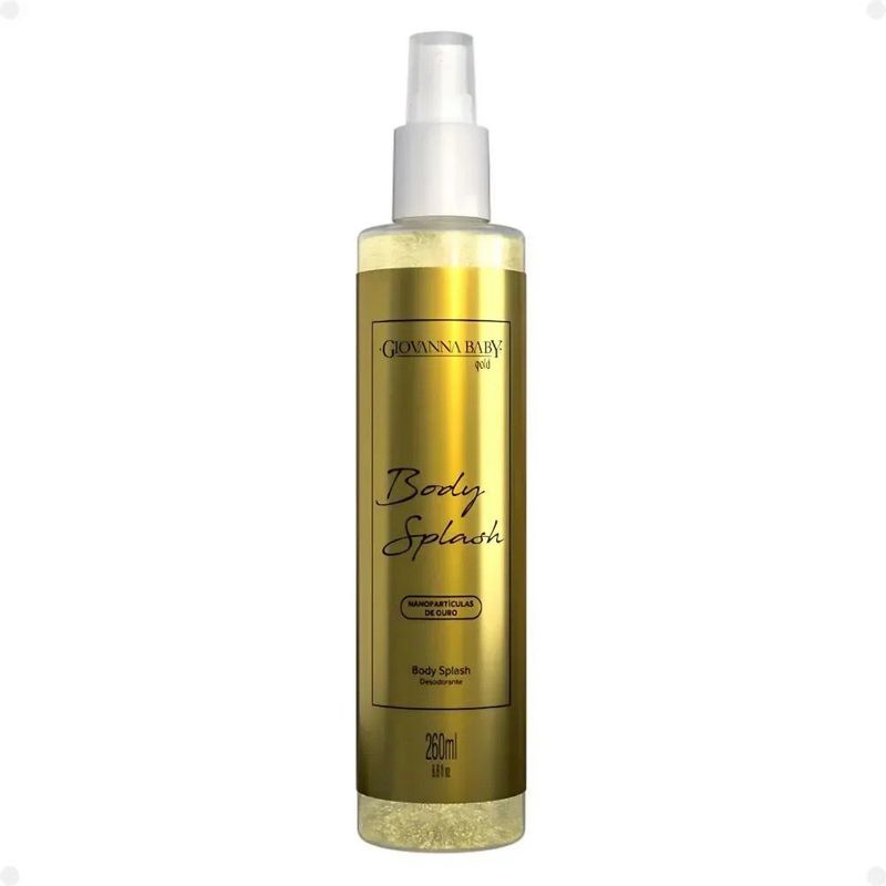 body splash gold giovanna baby 260ml