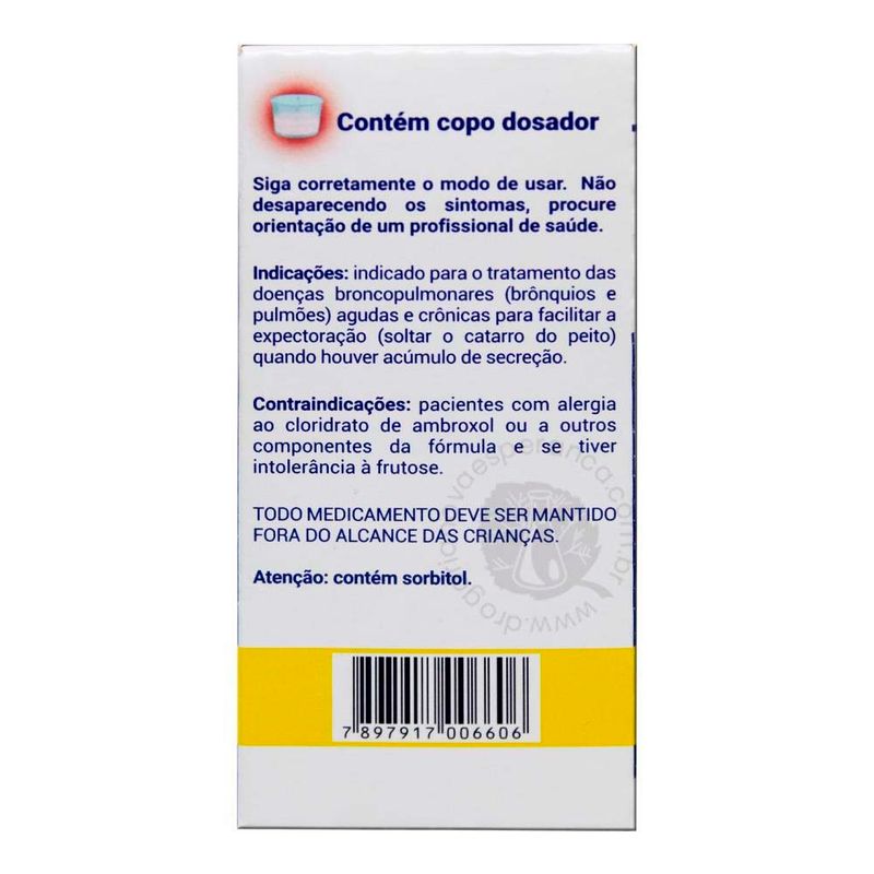 cloridrato de ambroxol 6mg/ml 100ml xarope altefar