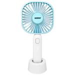 mini ventilador de mesa alfacell potência 4,5w azul al12027 (mp)