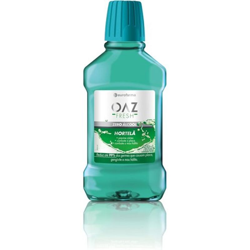 enxaguante bucal oaz hortelã 250ml