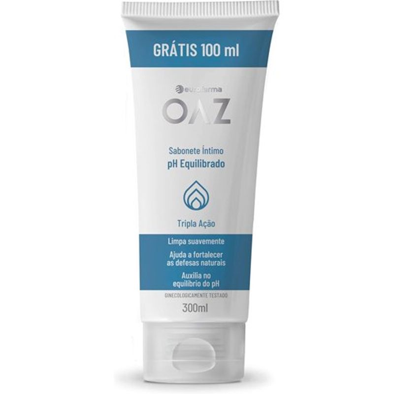 sabonete íntimo oaz ph equilibrado 300ml