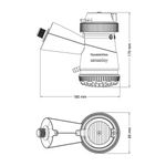 ducha elétrica tramontina 3 temperaturas 5500w 127v branco