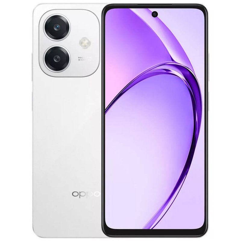 smartphone oppo a60 256gb branco tela 6.67" câmera 50mp 8gb ram