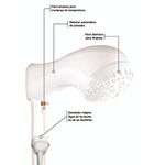 ducha eletrônica tramontina 55w 127v branco