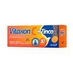 vitaxon c + zinco 10 comprimidos efervecentes laranja airela