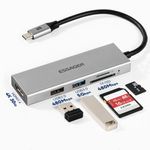 adaptador usb-c essager ehbc05-fh0g-p cinza (mp)