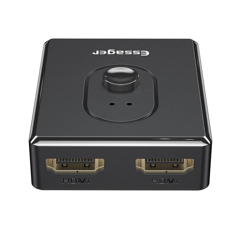 vídeo switch essager splitter 2-1 portas bi-direcionais hdmi 4k eqhh2-zx01 (mp)
