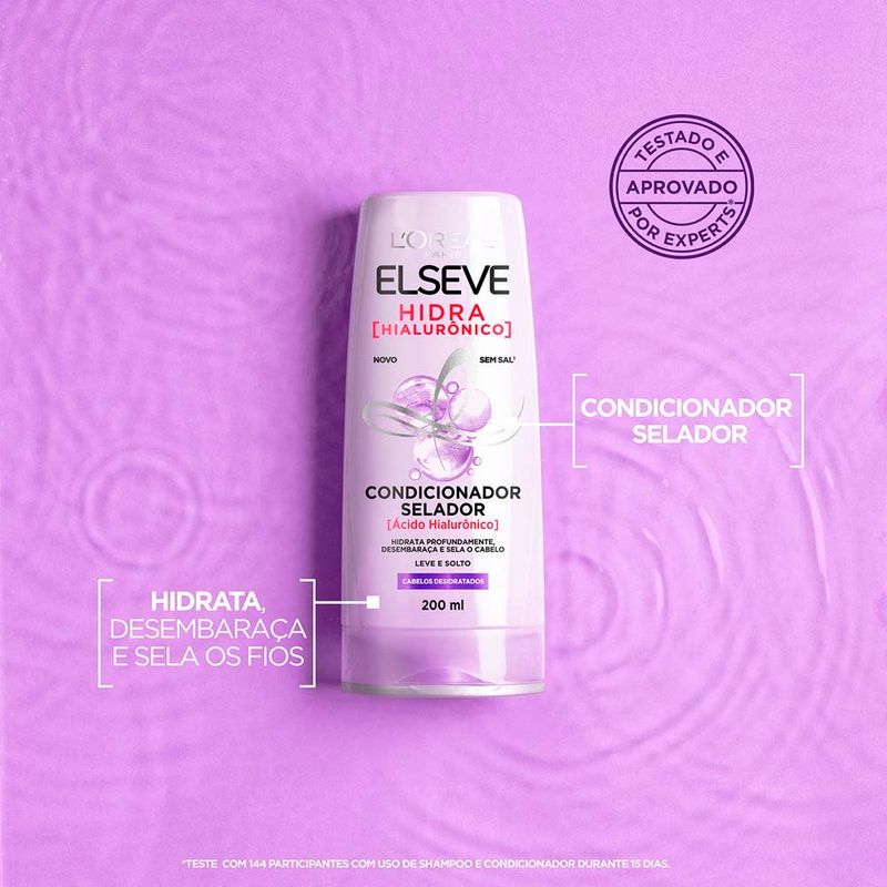 condicionador selador l'oréal paris elseve hidra hialurônico 400ml
