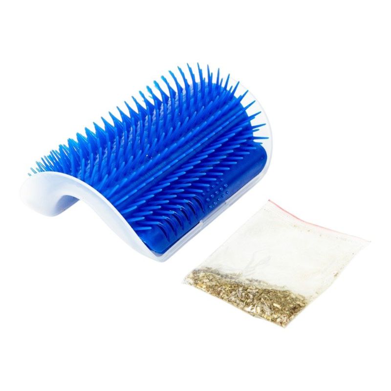 massageador de gato com catnip parede western pet 13x9,5cm profundidade 5cm (mp)