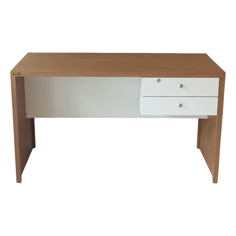 mesa de escritório quality modulados 013 branco tx e freijó (mp)