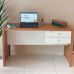 mesa de escritório quality modulados 013 branco tx e freijó (mp)