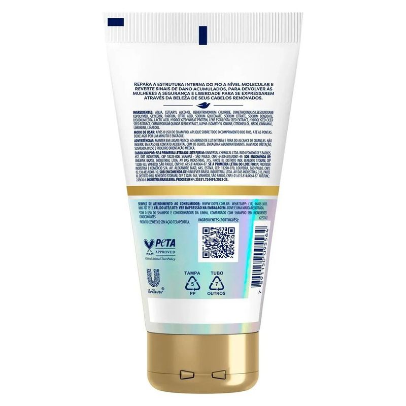condicionador dove bond intense repair 150ml
