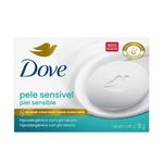 sabonete em barra dove pele sensível 90g