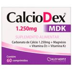 suplemento vitamínico calciodex mdk 1,250mg 60 comprimidos hertz