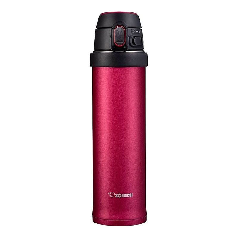 garrafa térmica zojirushi esportiva 600ml hibiscus red sm-qaf60rk (mp)
