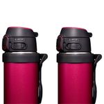 garrafa térmica zojirushi esportiva 600ml hibiscus red sm-qaf60rk (mp)