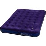 colchão inflável casal mor pvc vinil com inflador manual azul - 3566/9072