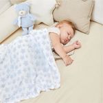 kit manta infantil buba com ursinho azul 18068 (mp)