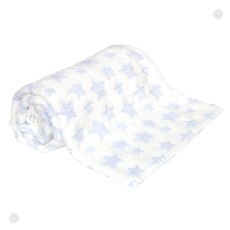 kit manta infantil buba com ursinho azul 18068 (mp)