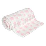 kit manta infantil buba com ursinho rosa 18067 (mp)
