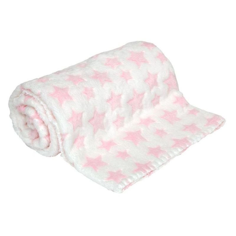 kit manta infantil buba com ursinho rosa 18067 (mp)