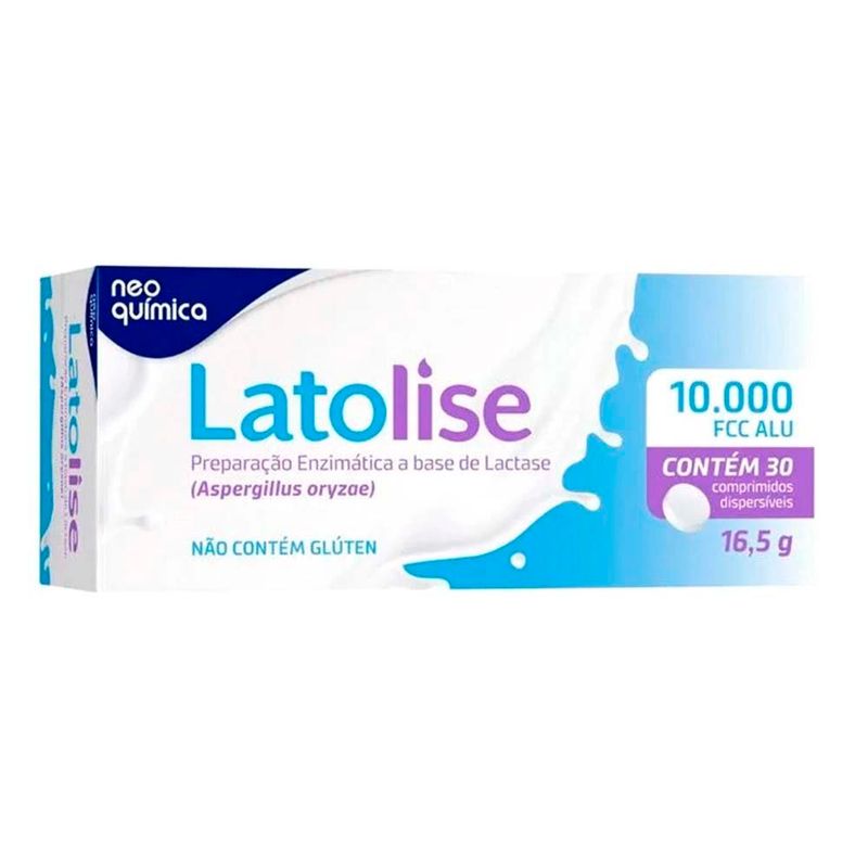 latolise lactase 10.000u.fcc 30 cápsulas neo química