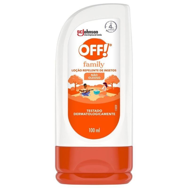 repelente loção off family 100ml