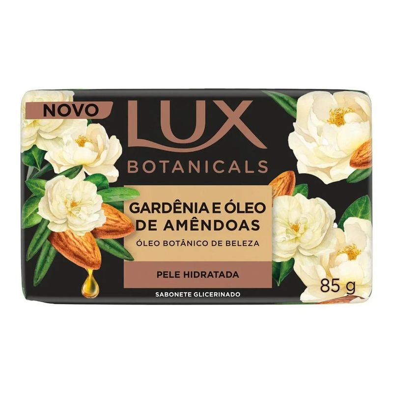 sabonete em barra lux botanicals gardênia e óleo