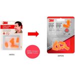 protetor auditivo 3m descartável 3 pares