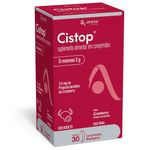 cistop d-manose 2g sabor cranberry 30 comprimids mastigáveis arese pharma