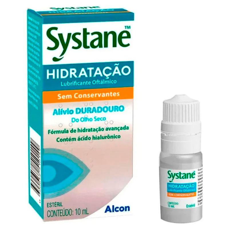 lubrificante oftálmico systane hidratação 10ml alcon