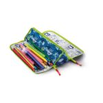 estojo escolar dupla face maped 2 divisórias fancy pixel 932804 (mp)