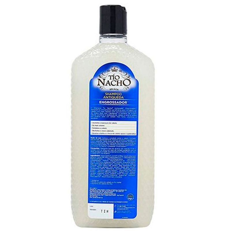 shampoo genomma tio nacho engrossador antiqueda 415ml