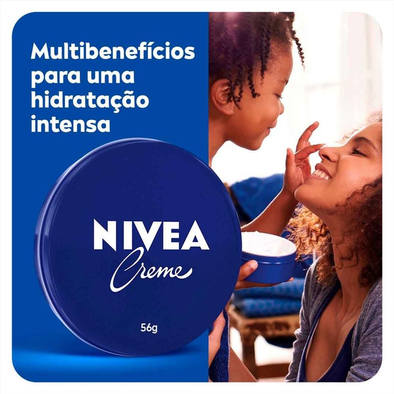 creme hidratante nivea lata 56g