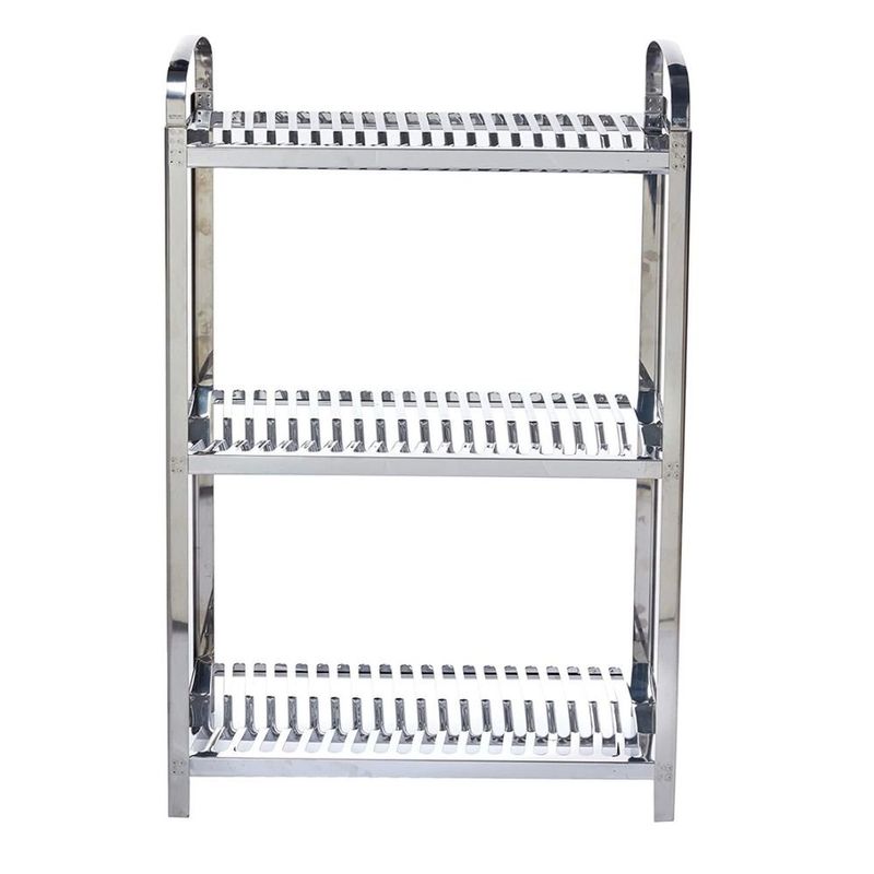 escorredor de louças brinox capacidade 60 pratos aço inox 80cm 2099/260 (mp)