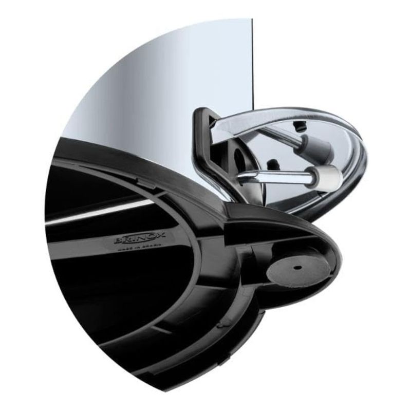 lixeira com pedal brinox 5 litros em aço inox 3040/202 (mp)