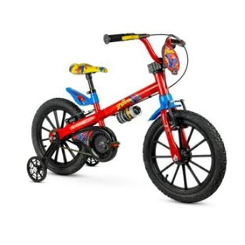 bicicleta nathor spider man aro 16