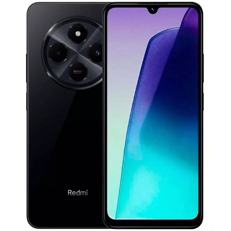 smartphone redmi 14c preto 128gb tela 6.88" câmera 50mp 4gb ram