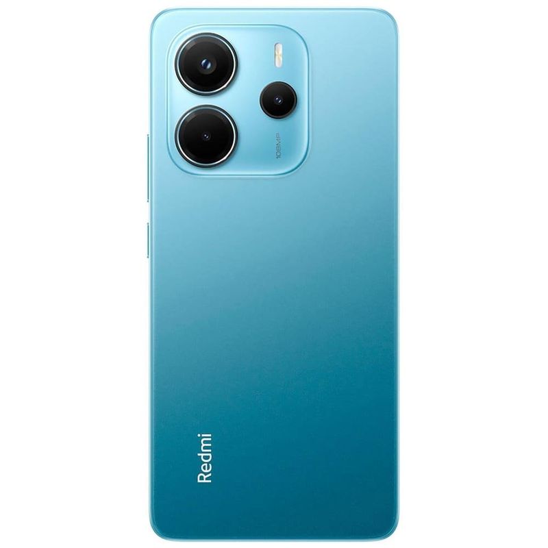 smartphone redmi note 14 azul 256gb tela 6.67" câmera 108mp 8gb ram