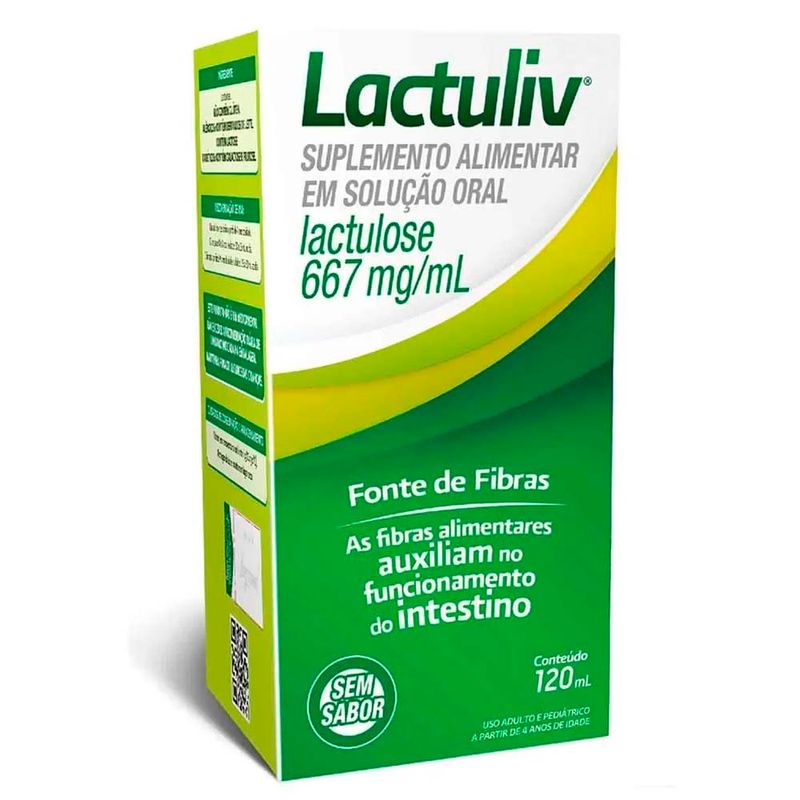 lactuliv 667mg/ml 120ml solução oral suplemento alimentar sem sabor legrand